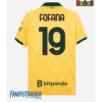 AC Milan Youssouf Fofana #19 Tricou Fotbal Replică 2025-26 Barbati Treilea